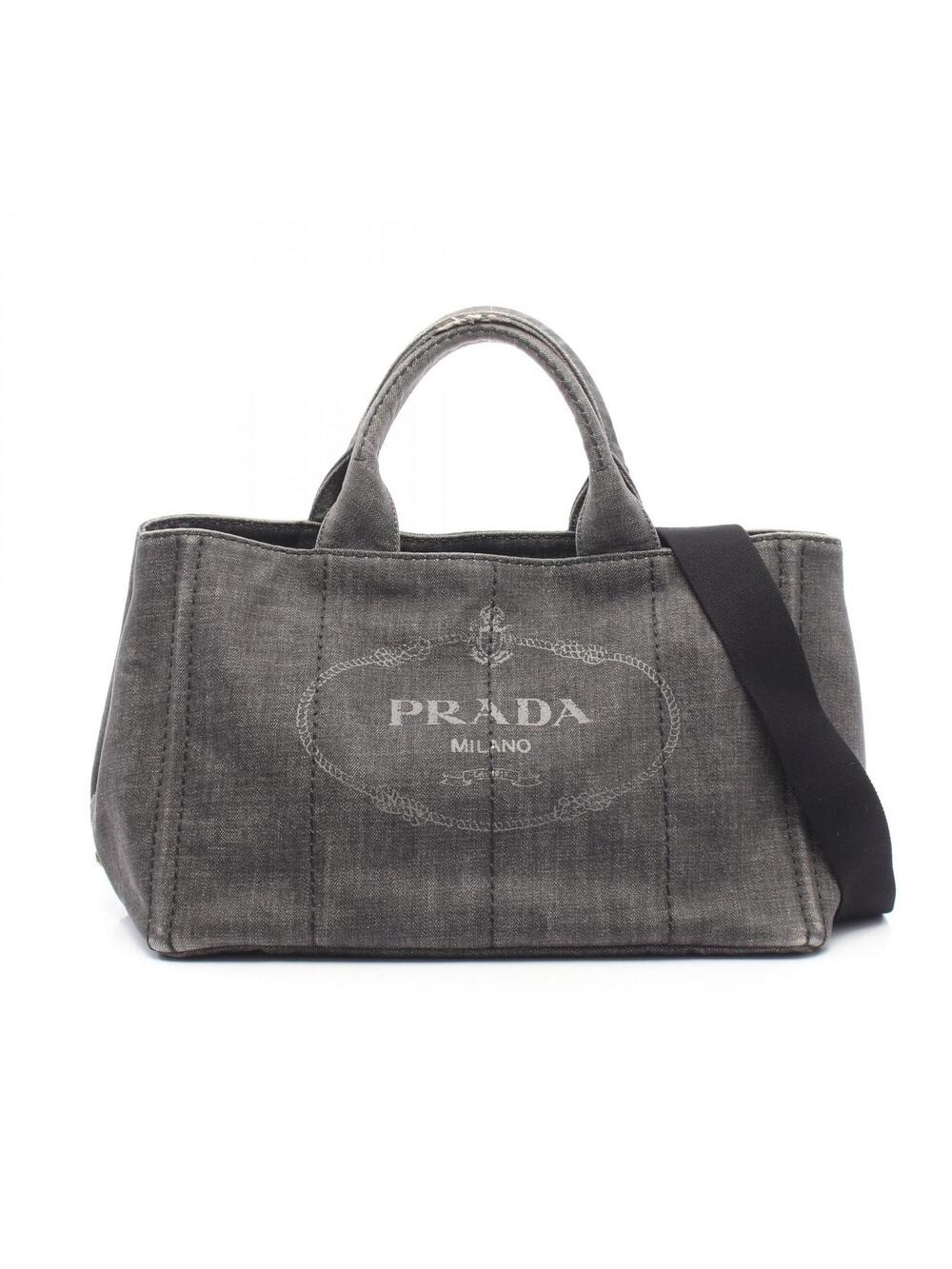 Prada Canapa Denim Shoulder Crossbody #272637P51B